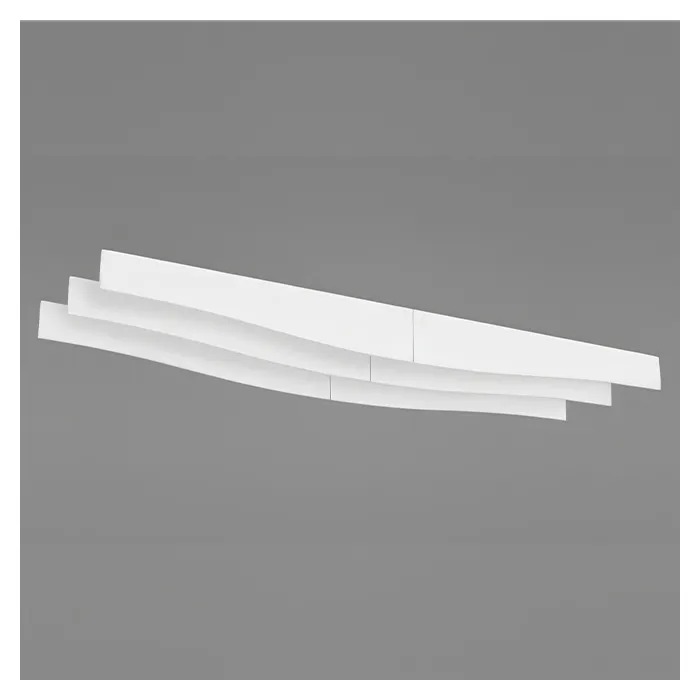 Свободновисящие элементы Ecophon Баффл Волна 1190х(195-293)мм, Белый (Н2)