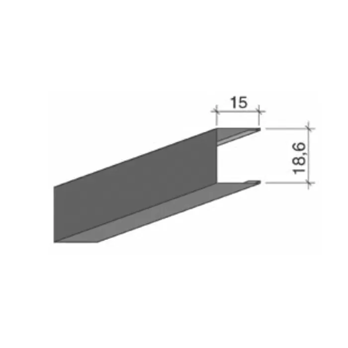 Угол пристенный Албес RPP 18 белый матовый L-3.0м
