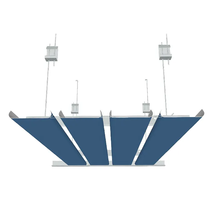 Реечный потолок итальянского дизайна с открытыми стыками А100А