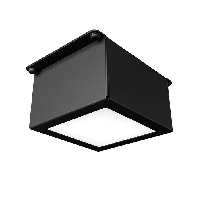 Комплект светильников Грильято Тетрис для ячейки 75х75 4000К Опал Черный без драйвера