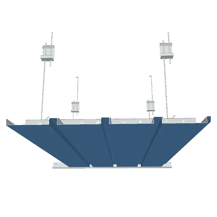 Реечный потолок немецкого дизайна с закрытыми стыками AN150AC