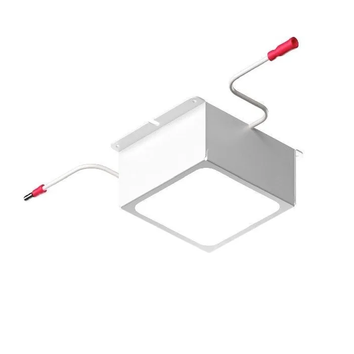 Светильник Pelin PIX Грильято для ячейки 100х100 10Вт 5000К Опал Белый матовый