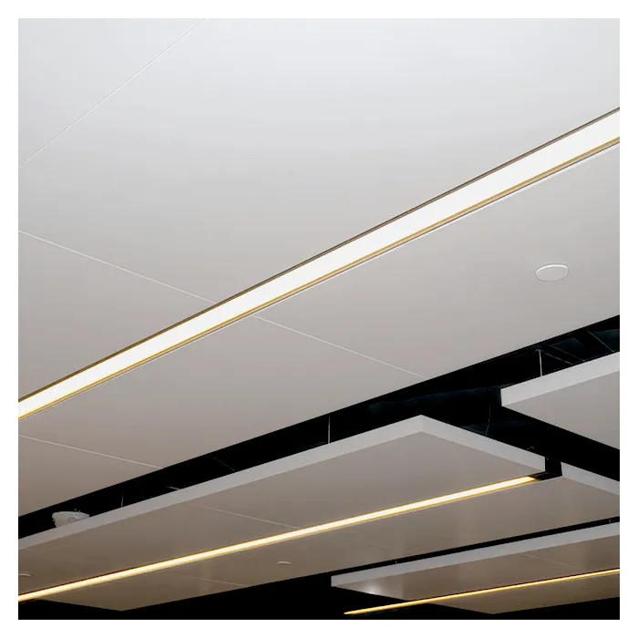 Подвесные потолки на скрытой системе HOOK ON HI-100